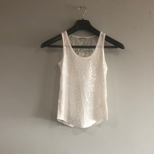 White mesh top
